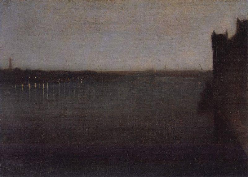 James Mcneill Whistler Nocturne in Grau und Gold, Westminster Bridge